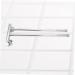 Alipis Stainless Steel Pendant Double Bath Towel Holder Tower Holder Arm Swing No Punching to Rotate Silver Medium - Buy Online on GoSupps.com