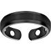 Weing Magnet Ring for Lymph Therapy - Therapeutic Magnet Rings for Stress Relief & Pain Management | Shiny Black Slim Design with 4 Magnets - Buy Online on GoSupps.com