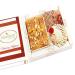 Ghasitaram Gifts Bhaidooj Gifts Bhaidooj Sweet - Mysore Pak Pooja Thali and Almonds Pouch