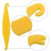 Aoyeah 10-Piece Kiefo Ortho P dische Disposable Plastic Feeding Hooks - Leather Strap Gap Tools & Elastic Cord Hooks for Optimal Feeding Solutions - Buy Online on GoSupps.com