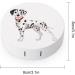 Cute Dalmatian Dog Round Case For Contact Lens Kit Storage Box with Mirror Printed - Buy Online on GoSupps.com