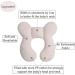 Blublu Park Baby Head Support Pillow for Newborn Infant - Soft Cotton Travel Pillow for Car Seats and Strollers - Baby Pink - Buy Online on GoSupps.com