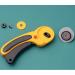 OLFA 45mm Ergonomic Rotary Cutter (RTY-2/DX) with Blade Cover - Ideal for Quilting, Sewing, and Crafts - Buy Online on GoSupps.com