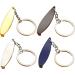 Surfboard Bottle Opener Keyring 4pcs Alloy Beverage Beer Bottle Opener Keychain Durable Pendant Key Gift for Women Men
