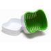 Faruta Prosthesis Suitcase for Dentures - Durable Plastic Bath Box with Sieve & Basket Holder - Travel & Cleaning Storage Container (2-Piece Set in Green & Blue) - Buy Online on GoSupps.com