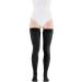 Medi Medive Plus Compression Thigh Stockings | Unisex Medical CCL2 Stockings for Men & Women | Black Size V | Closed Toe | Normal Compression | Buy Online - Buy Online on GoSupps.com