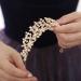 JWICOS Gold Wedding Crown for Women & Girls - Princess Tiara for Bride & Birthday, Elegant & Regal Design - Buy Online on GoSupps.com