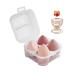 4 Pcs Makeup Sponges Blender Set - Makeup Sponges For Foundation Blender with Egg Case and 1 Holder, Flawless for Cream, Powder and Liquid (4PCS,Pink) 4 Count (Pack of 1) Pink