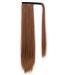 Vibrant Corn Wavy Long Ponytail Synthetic Wig Wrapped In Clip Hair Extension With Brown Ponytail Hair Pieces 22inches 1013-2-30