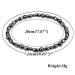Eumenides Women's Fashion Magnetic Foot Chain - Hematite Antistatic Fatigue-Free Improves Sleep & Relieves Joint Pain - Black (8.7 Inch Oversize 2 Pack) - Shop Now! - Buy Online on GoSupps.com