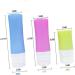 FRCOLOR Travel Shampoo Containers Silicone pot jars Shampoo Tubes container empty silicone containers Sample Jars containers cosmetic jars Disposable wash bottle travel - Buy Online on GoSupps.com