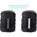 OrgaNeat Waterproof Rain Cover - 26-40L Backpack, Reinforced Rainproof Layer, Reflective Strip, Storage Bag, Anti-Slip Straps - Black Medium - Buy Online on GoSupps.com