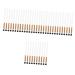 FOMIYES 40 pcs set eyeshadow brush for women contouring brush eyeshadow brush 17.50X1.00X1.00CMx4pcs Whitex4pcs