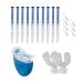 Teeth Whitening Kit with LED Light 10PCS 3ML Teeth Whitening Gel Syringes Refill Tooth Whitener for Home Use