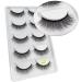 SHIDISHANGPIN 5 Pairs Eyelashes 3d Lashes Natural Black 1cm-1.5cm Long & Soft False Eyelashes Full Strip Lashes G803 - Buy Online on GoSupps.com