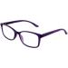 Birdz Eyewear BPA Free Readers Non Carcinogenic Reading Glasses Purple Frame Clear Lens 2.5 Magnification