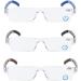 Shop Kokobin Frameless Reading Glasses - Anti Blue Light +1.5 Dioptries | 3 Pack Visual Aid for Men & Women - Buy Online on GoSupps.com
