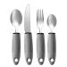 Dewedrt Adaptive Utensils Set Adaptive Utensils 4pcs for Hand Tremors Elderly Arthritis Parkinsons-Built Up Utensils