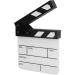 Small Clapboard Senyar Mini Acrylic Director Scene Clapperboard Film Cut Prop 15 * 16.5 * 2.5cm - White/Black - Buy Online on GoSupps.com