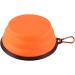 Axgo Foldable Silicone Dog Bowl - Portable Travel Feeder for Outdoor Drinking Water - Orange - Buy Online on GoSupps.com