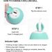 DONGKER Interactive Self-Rotating Cat Ball Toys for Exercise | USB Rechargeable Rolling Balls for Cats and Kittens (4.3cm) - Pink & Green - Buy Online on GoSupps.com