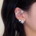Wiwpar Gold Zircon Star Ear Cuff Earrings | Non-Pierced Rhinestone Wrap Around Climber Earrings for Women & Girls - Buy Online on GoSupps.com