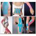 Athletic Elastic Kinesiology Tape 2-inch x 16.4 ft Roll Cotton Elastic Adhesive Muscle Sports Tape Bandage Physio Strain Injury Support BLACK - Buy Online on GoSupps.com