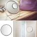 Calidaka 20x Magnifying Makeup Mirror with Suction Cup and Tweezer - Small Round Vanity Mirror for Bedroom and Bathroom - Travel-Friendly Desk Mirror (4.5x0.7inch) - Buy Online on GoSupps.com