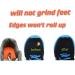 Shoe Heel Repair Inserts - Self-Adhesive Sneaker Hole Patch | 2 Pairs Black & 1 Pair Gray | Durable Toe/Heel Protection for All Footwear - Buy Online on GoSupps.com