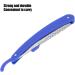 Foldable Eyebrow Holder - Stainless Steel Manual Razor Tool for Precision Beard & Facial Grooming | Barber & Hairdresser Essential - Buy Online on GoSupps.com
