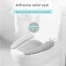 2 Pairs Plush Warm Toilet Seat Cover Mat Non Slip Soft Cushion - Grey - Buy Online on GoSupps.com