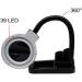 39LED 5X 10x Magnifying Glass Lamp: Daylight Bright Lighted Lens Utility Magnifier Light Height Adjustable Gooseneck for Desk Table Task Craft Jewelry Sewing Wor - Buy Online on GoSupps.com