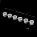 MUKCHAP 120 Strip 720 Pot 0.1 oz Paint Pot Strip with Lids - 3ml Mini Clear Plastic Empty Paint Cup Pots for Schools, Art Festivals, Summer Camps - Buy Online on GoSupps.com