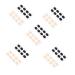 Collbath glasses 20 leaf sponge cushion metal sponge metallic glasses metallic sunglasses glasses pads glasses pads Self-adhesive glasses pads Eva sponge sorted color 1x0.8x0.1cm