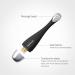 Eye Massager - 42 Ionic Heat & Vibration Tool for Dark Circles Puffiness & Essence Absorption - Black - Buy Online on GoSupps.com