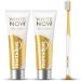 Buy Mentadent White Now Pochette by Giulia de Lellis - 2 Rigid Toothwhitening Toothpaste & 1 Toothbrush - International Shipping Available - Buy Online on GoSupps.com