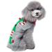 Hrttsy Christmas Dog Sweater | Warm Winter Clothing for Small & Medium Dogs | Puppy Pullover Costume | XX-Small Gray Clown Design - Buy Online on GoSupps.com
