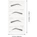 Cabilock Lot de 6 Pochoirs Jetables pour Sourcils Femme Autocollants de Maquillage Sourcils Tailles Vari es Usage Unique Mod le de Maquillage Outil Pratique pour Salon et Domicile - Buy Online on GoSupps.com