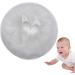 Large Powder Puff - Baby Powder Puff | Reusable Velour Face Body Powder Puff Body Powder Applicator for Baby Kid Adult Makeup Accessories for Babies White - Buy Online on GoSupps.com