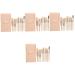 minkissy 4 Sets Travel Makeup Make up Brush Women Makeup Supplies Cosmetics Supply Lip Brush Cosmetology Kit Supple Makeup Brush Aluminum Tube Concealer Brush Miss Wooden Handle