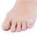 Natracure Advanced Gel Toe Separator (w/Toe Loop) - Spacer, Corrector, Straightener to Cushion and Align Bent, Crooked, Overlapping Toes - Corns, Pinky Tailor Bunions - (1104-M CAT 2PK) - Size: Small Small (Pack of 2)