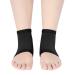 Singes gel heel socks heel protection socks for dry skin and plantar fasciitis open toes soft comfy relaxation socks gel compression socks for men & women (black)