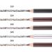 Beavorty 2pcs Black Eyeliner Brown Eyeliner Eye Brow Brush Eyebrow Pencil Makeup Tools Bicuspid Miss Picture 2 - Buy Online on GoSupps.com