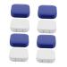 Homsfou 8 sentences Colored contact lenses Applicator eyelash tweezers Tool for inserting contact lenses - cases contact lenses inserting bag case storage box ABS eyes