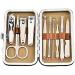 Nail Clippers Set 10 in 1 Stainless Steel Tweezer Nail Art Clipper Scissors Tweezer Knife Manicure Nail Art Cutter Pedicure Manicure Tools Manicure Set - Buy Online on GoSupps.com