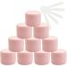 empty jars with lids cosmetic jar B0CL9K7SRC12 PC Empty 50ml Pink Plastic Cosmetic Jars with Screw Lid 50g Small Pot with Inner Linner for Cosmetic Travel Gel Lip Balm + 5X Spatula (Color : Roze S (