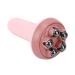 Touch contour massager hand massager 7 balls 360 degrees rotatable ABS plastic scooter ball massager portable compact blue body shape massager with magnetic pearls