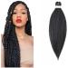 Just Another One 26-inch Pre-Stretched Braiding Hair Extension Yaki Straight Synthetic Hair Braids For Women Girls & Unisex - Black EZ1 Black 26 inches - Buy Online on GoSupps.com