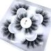HBZGTLAD Reusable 25mm Fluffy 3D Mink Lashes Wholesale - 3 Pairs Natural Long Thick False Eyelashes (ML17) - Buy Online on GoSupps.com