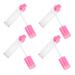 Lot de 4 Tubes de Gloss L vres Vides 8 Ml Transparent R utilisables Rechargeables pour Maquillage Voyage Trousse de Rangement Compact